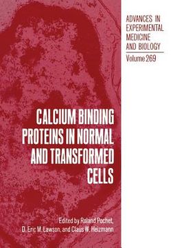 portada Calcium Binding Proteins in Normal and Transformed Cells (en Inglés)
