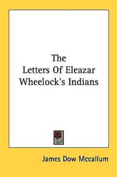 portada the letters of eleazar wheelock's indians