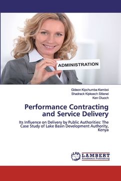 portada Performance Contracting and Service Delivery (en Inglés)