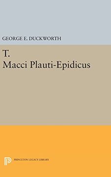 portada T. Macci Plauti-Epidicus (Princeton Legacy Library) (en Inglés)