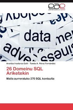 portada 26 domeinu sql ariketekin (en Inglés)