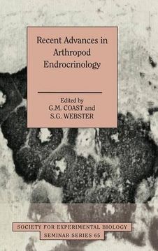 portada Recent Advances in Arthropod Endocrinology Hardback (Society for Experimental Biology Seminar Series) (en Inglés)