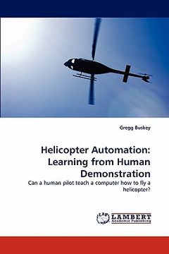 portada helicopter automation: learning from human demonstration