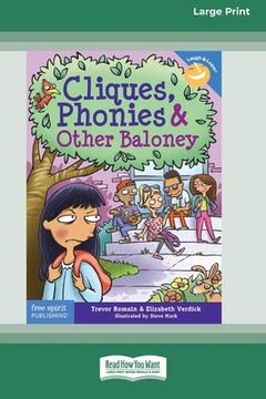 portada Cliques, Phonies, and Other Baloney [Standard Large Print 16 Pt Edition] (en Inglés)