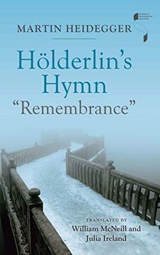 portada Hölderlin's Hymn "Remembrance" (Studies in Continental Thought) (en Inglés)