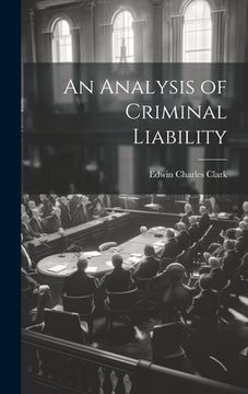 portada An Analysis of Criminal Liability (in English)