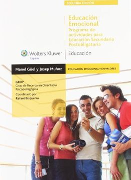 portada Educacion Emocional (2ª Ed. ): Programa de Actividades Para Educac ion Secundaria Postobligatoria (in Spanish)