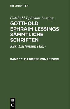 portada 414 Briefe von Lessing (in German)