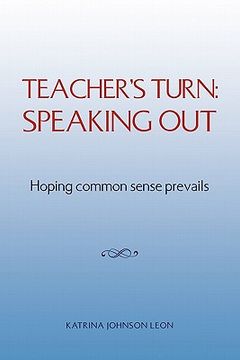 portada teacher's turn: speaking out (en Inglés)