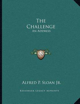 portada the challenge: an address (en Inglés)