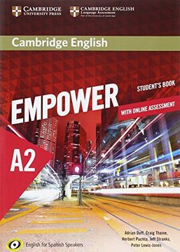 portada Cambridge English Empower for Spanish Speakers A2 Student's Book with Online Assessment and Practice 