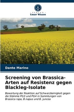 portada Screening von Brassica-Arten auf Resistenz gegen Blackleg-Isolate (en Alemán)