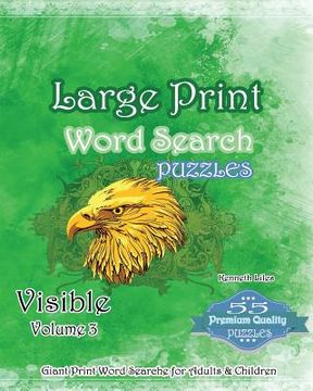 portada Large Print Word Search Puzzles Visible Volume 3: Puzzles and Games (en Inglés)