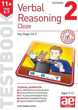 portada 11+ Verbal Reasoning Year 5-7 Cloze Testbook 2 (en Inglés)