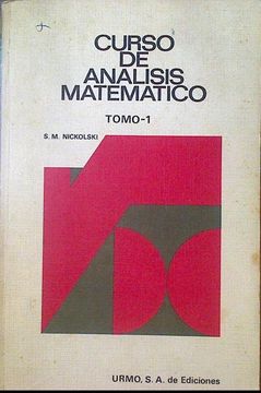 portada Curso Analisis Matematico-T. 1