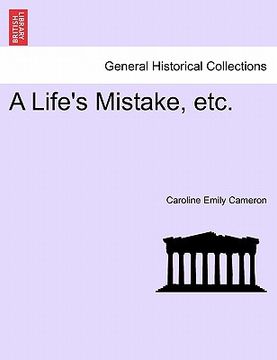 portada a life's mistake, etc. (en Inglés)