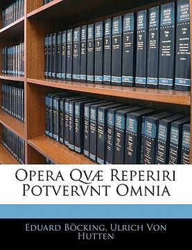 portada Opera Qvæ Reperiri Potvervnt Omnia (en Latin)