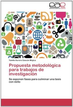 portada Propuesta metodológica para trabajos de investigación: Se exponen fases para culminar una tesis con éxito