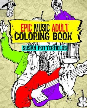 portada Epic Music Adult Coloring Book (en Inglés)