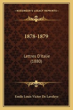 portada 1878-1879: Lettres D'Italie (1880) (en Francés)