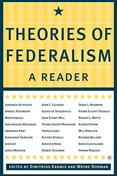 portada Theories of Federalism: A Reader (in English)
