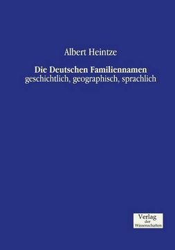portada Die Deutschen Familiennamen (German Edition)