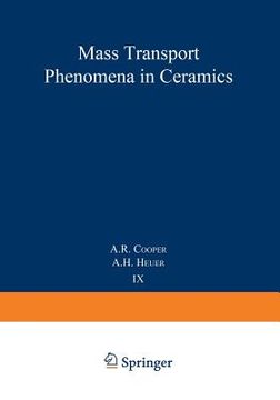 portada Mass Transport Phenomena in Ceramics (en Inglés)