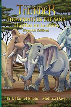 portada Footprints in the Sand: Spanish Edition (Thunder: An Elephant's Journey)