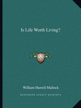 portada is life worth living? (en Inglés)