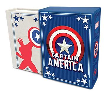 portada Marvel Comics: Captain America (Tiny Book): Inspirational Quotes From the First Avenger (Fits in the Palm of Your Hand, Stocking Stuffer, Novelty Geek Gift) (en Inglés)