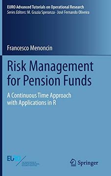 portada Risk Management for Pension Funds: A Continuous Time Approach With Applications in r (Euro Advanced Tutorials on Operational Research) (en Inglés)