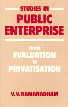 portada studies in public enterprise: from evaluation to privatisation (en Inglés)