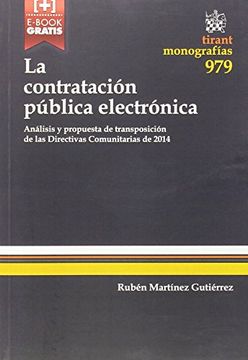 portada La Contratación Pública Electrónica (Monografías) (in Spanish)