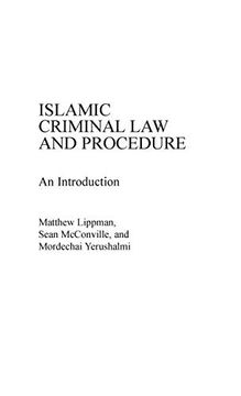 portada Islamic Criminal law and Procedure: An Introduction 