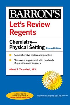 portada Let's Review Regents: Chemistry--Physical Setting Revised Edition (en Inglés)