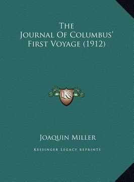 portada the journal of columbus' first voyage (1912) (in English)