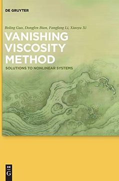 portada Vanishing Viscosity Method: Solutions to Nonlinear Systems (en Inglés)