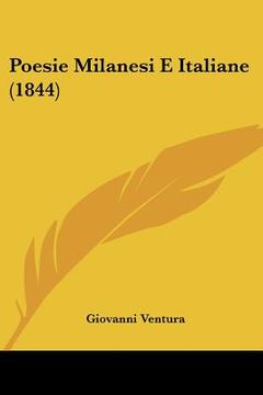 portada poesie milanesi e italiane (1844)