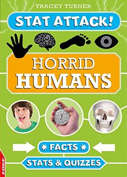 portada Horrid Humans: Facts, Stats and Quizzes (Edge: Stat Attack) (en Inglés)