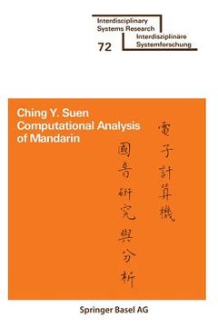 portada computational analysis of mandarin (in German)