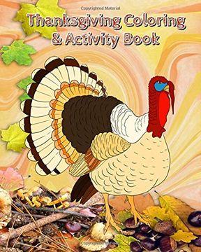 portada Thanksgiving Coloring & Activity Book (in English)