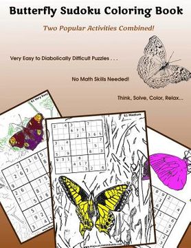 portada Butterfly Sudoku Coloring Book (en Inglés)