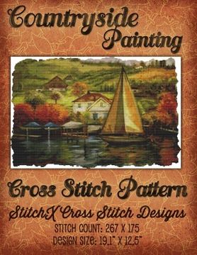 portada Countryside Painting Cross Stitch Pattern