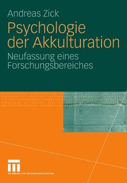 portada Psychologie der Akkulturation: Neufassung eines Forschungsbereiches (German Edition)