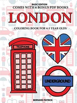 portada Coloring Book for 4-5 Year Olds (London) (en Inglés)