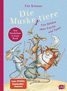 portada Die Muskeltiere - Vier Helden Ohne Furcht und Tadel: Doppelband: Die Muskeltiere - Picandou und der Kleine Schreihals / die Muskeltiere - Hamster Bertram Lebt Gefährlich (in German)