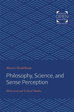 portada Philosophy, Science, and Sense Perception: Historical and Critical Studies (in English)