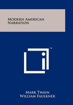 portada modern american narration (in English)