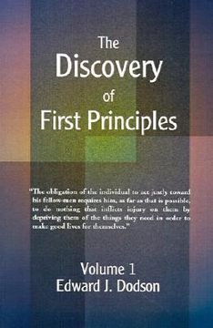 portada the discovery of first principles: volume 1 (en Inglés)