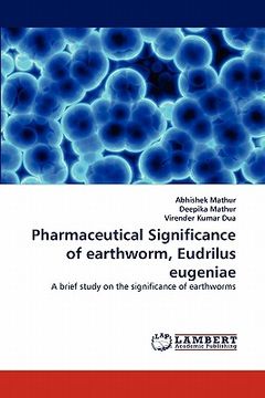 portada pharmaceutical significance of earthworm, eudrilus eugeniae (en Inglés)